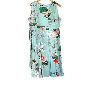 Mint Green Sleeveless A-line Dress